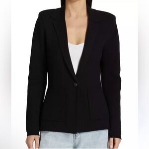 L'Agence Lacey Black Knit Blazer NWT